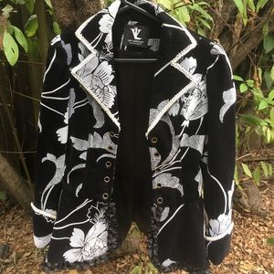 Corset Velvet Coat with Lace-up Front